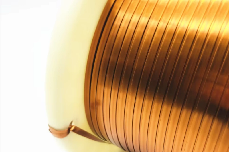 Kupferflachdraht aus Walzmaschine für industrielle Drahtproduktion