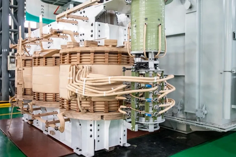 Transformatorwicklung aus Flachkupferdraht Leiter